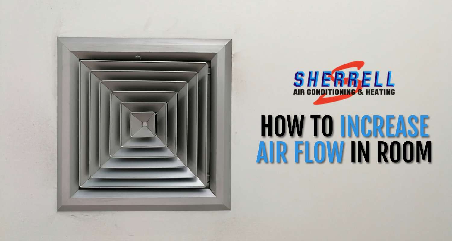 how to increase air flow in room