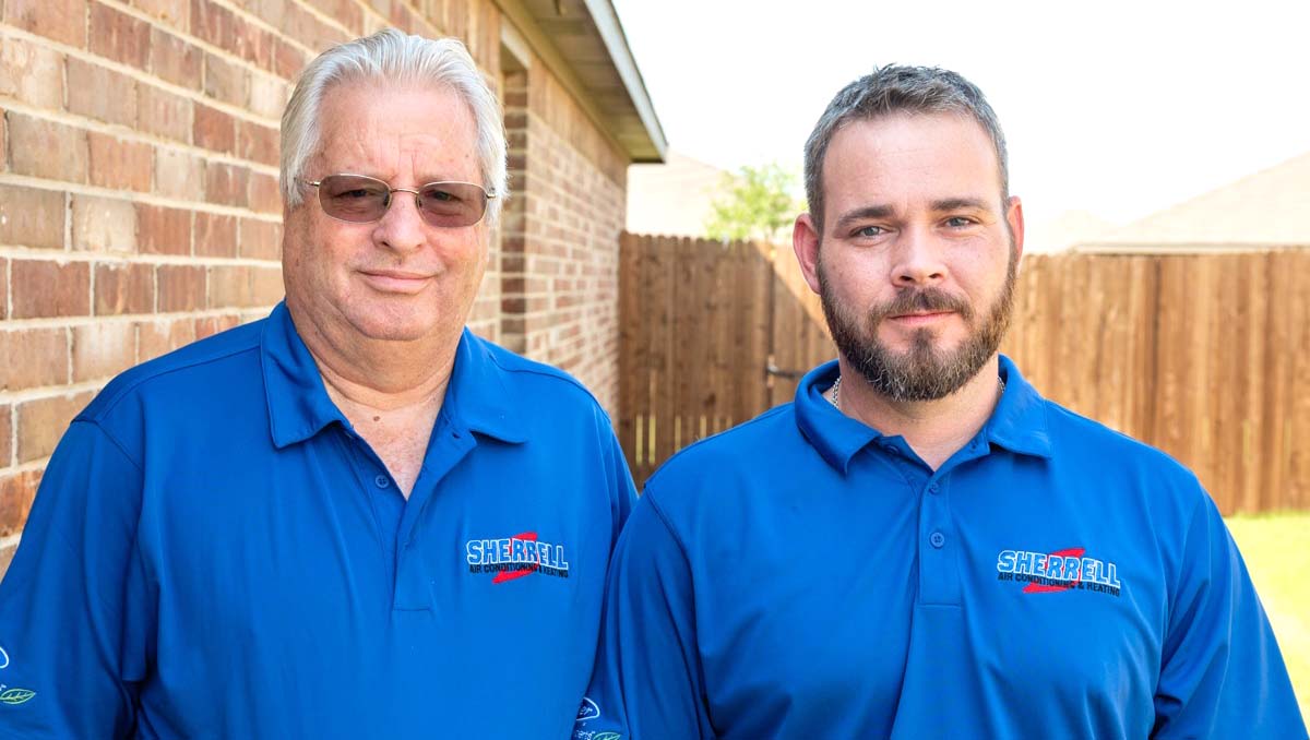 Steve And Steven Sherrell, owners and operators of Sherrell Air Conditioning in Houston TX